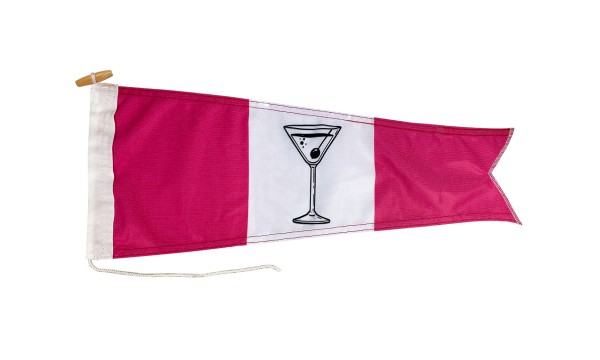 DuraFlag® pink gin pennant flag- premium quality flags
